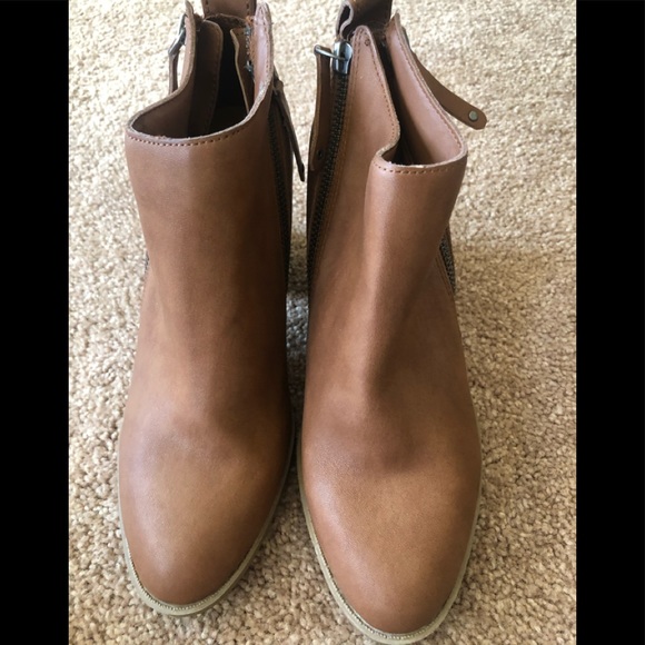 Tan Booties - Picture 1 of 4
